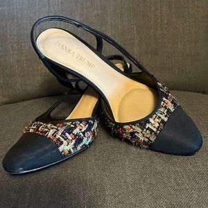 Ivanka Trump multi colored  heels